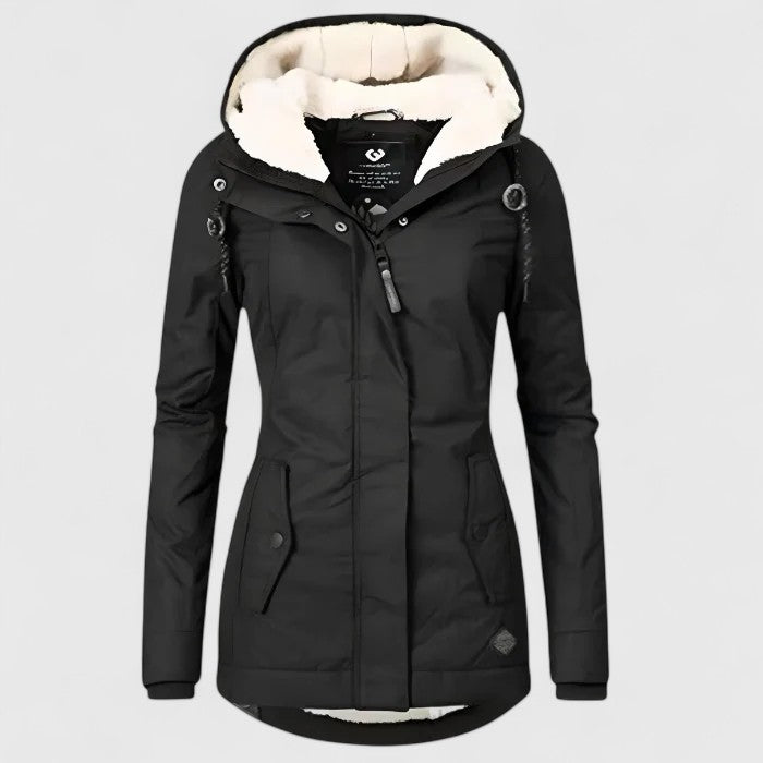 Nora™ | Waterproof winter coat with hood