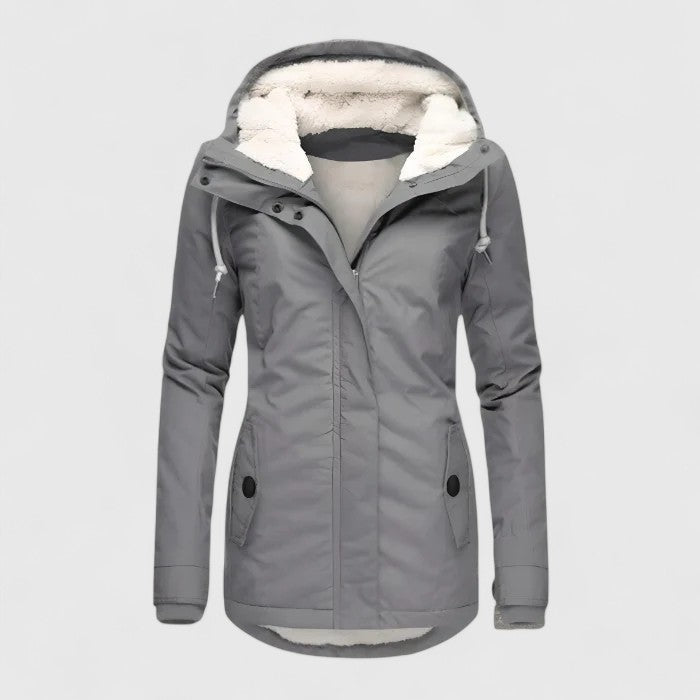 Nora™ | Waterproof winter coat with hood