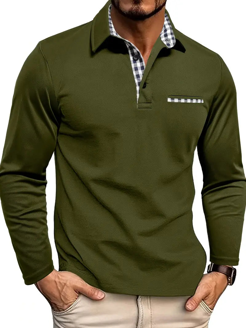 David™ | Long-sleeved polo shirt