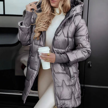 Olivia™ | Women's Autumn Coat with Hood