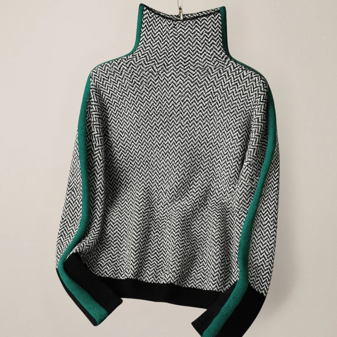 Clara™ | High Neck Sweater