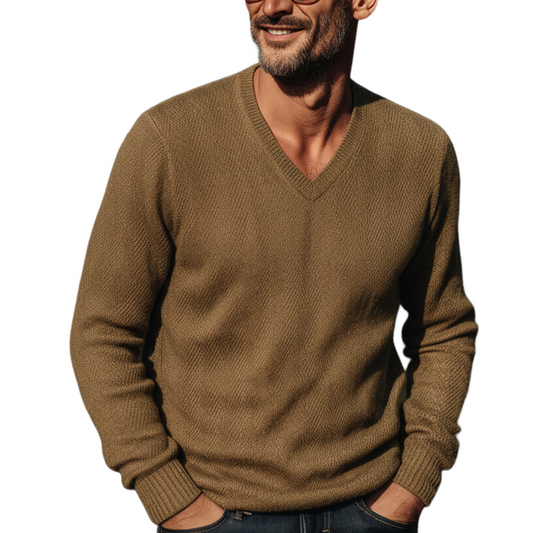 Freddie™ | Men’s Classic Knit V-Neck Sweater