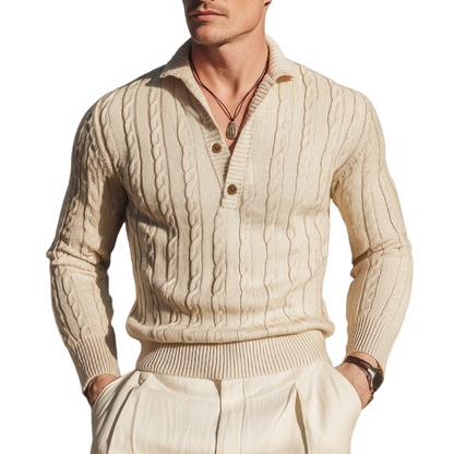 Oliver™ | Men’s Classic Button Collar Sweater
