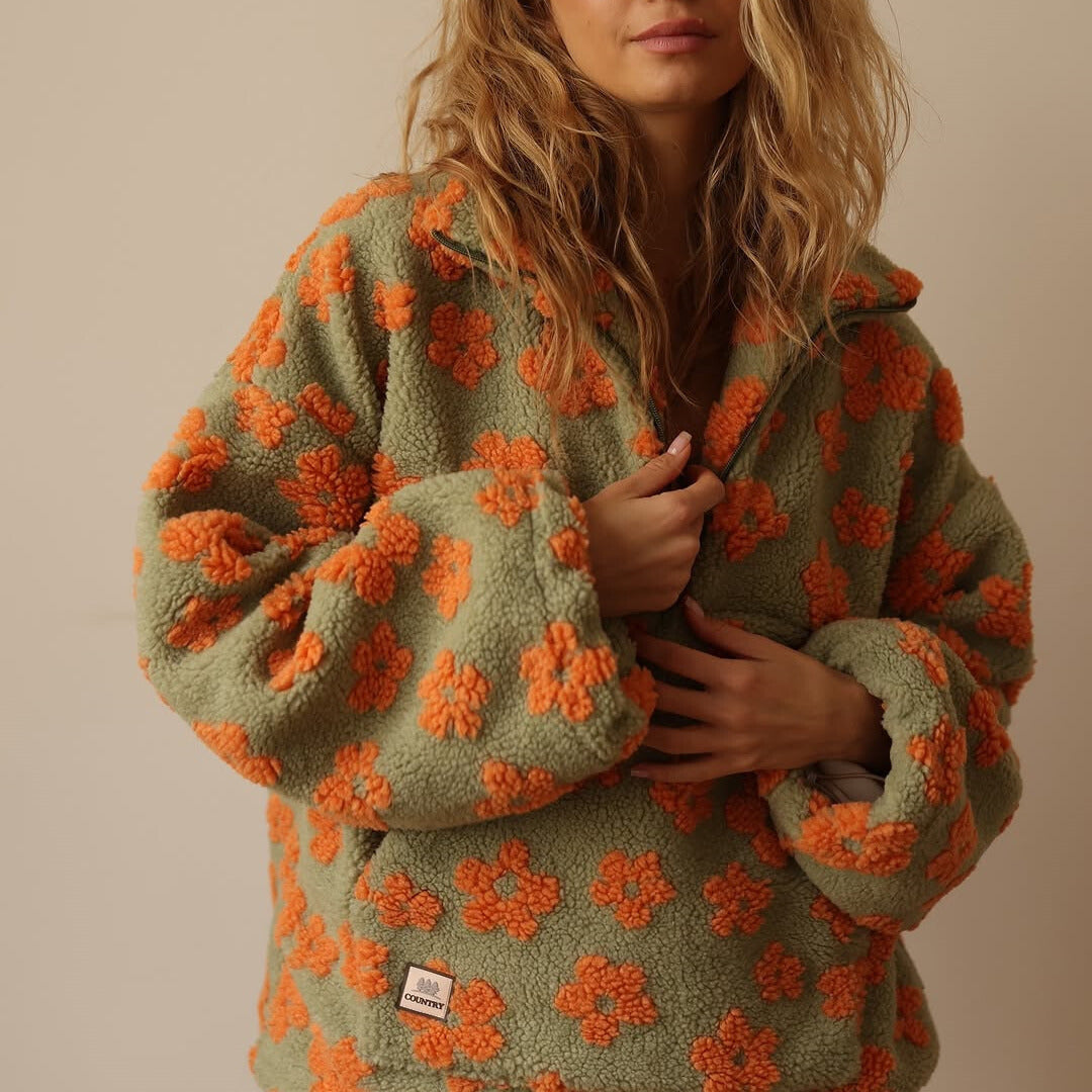 Zoe™ | Fleece-Pullover Bloom