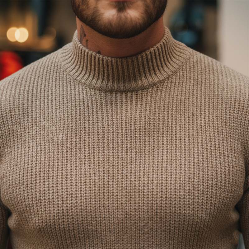 Thomas™ | Men’s Winter Knit Turtleneck