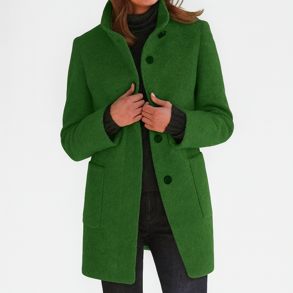 Estelle™ | Women's Coat with High Collar