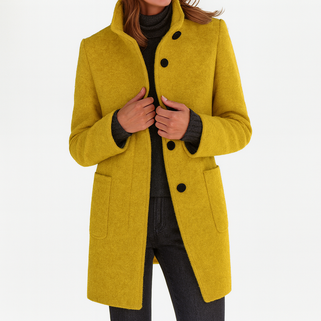 Estelle™ | Women's Coat with High Collar