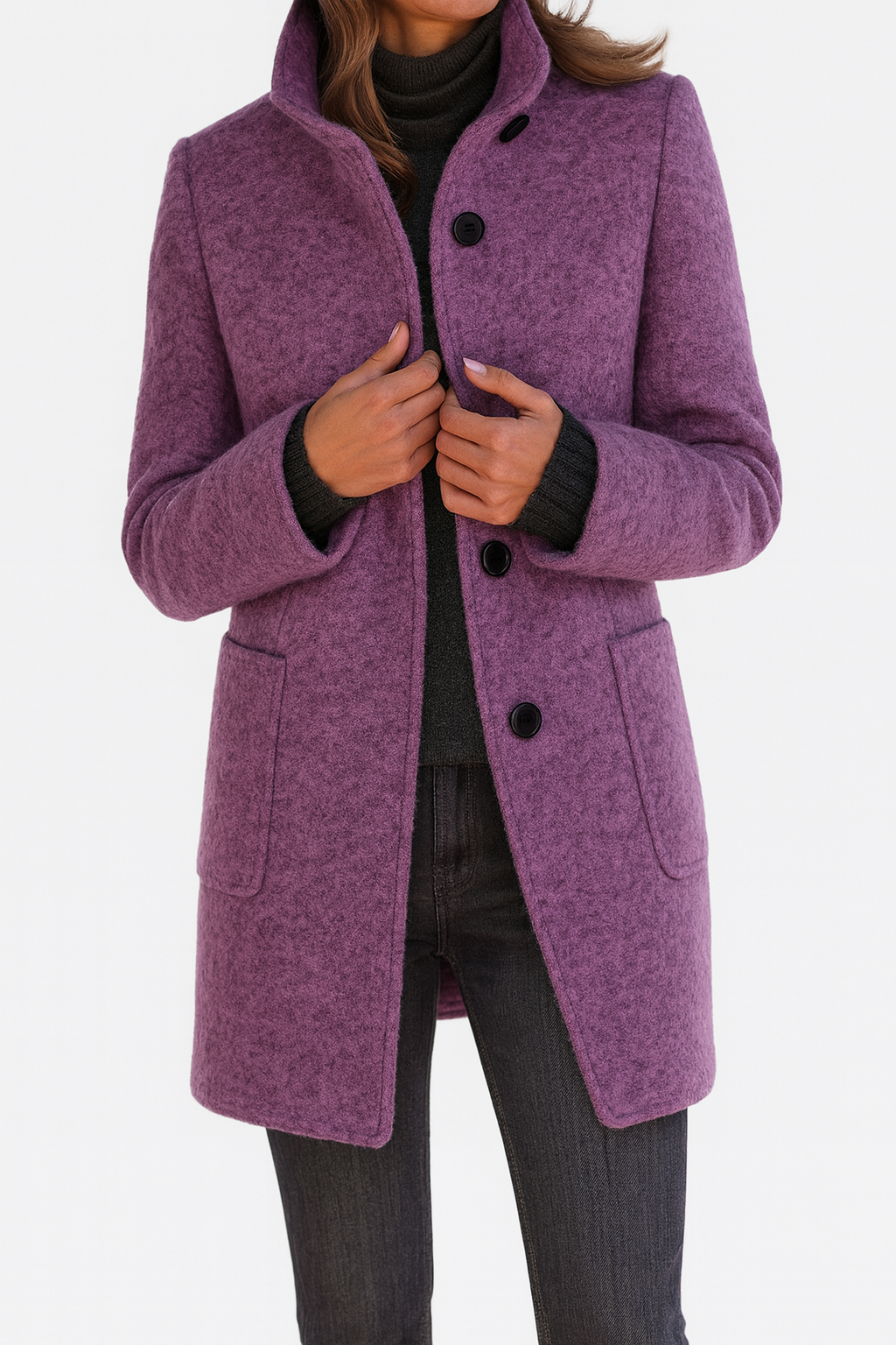 Estelle™ | Women's Coat with High Collar