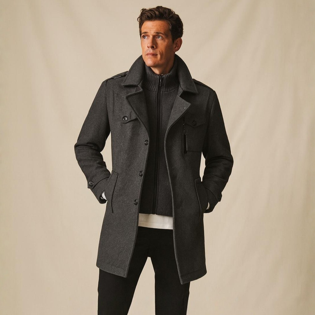 Brandon™ | Wool coat
