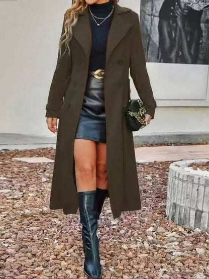 Shelly™ | Long, Warm Double-Breasted Women’s Coat