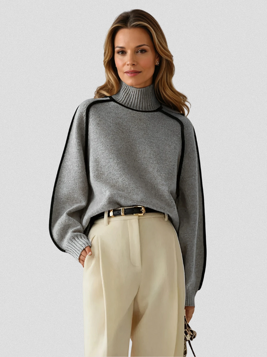 Lois™ | Contrast Trim Sweater