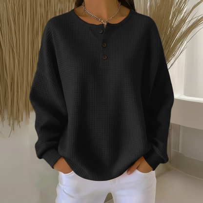 Merryn™ | Cozy Waffle Knit Henley