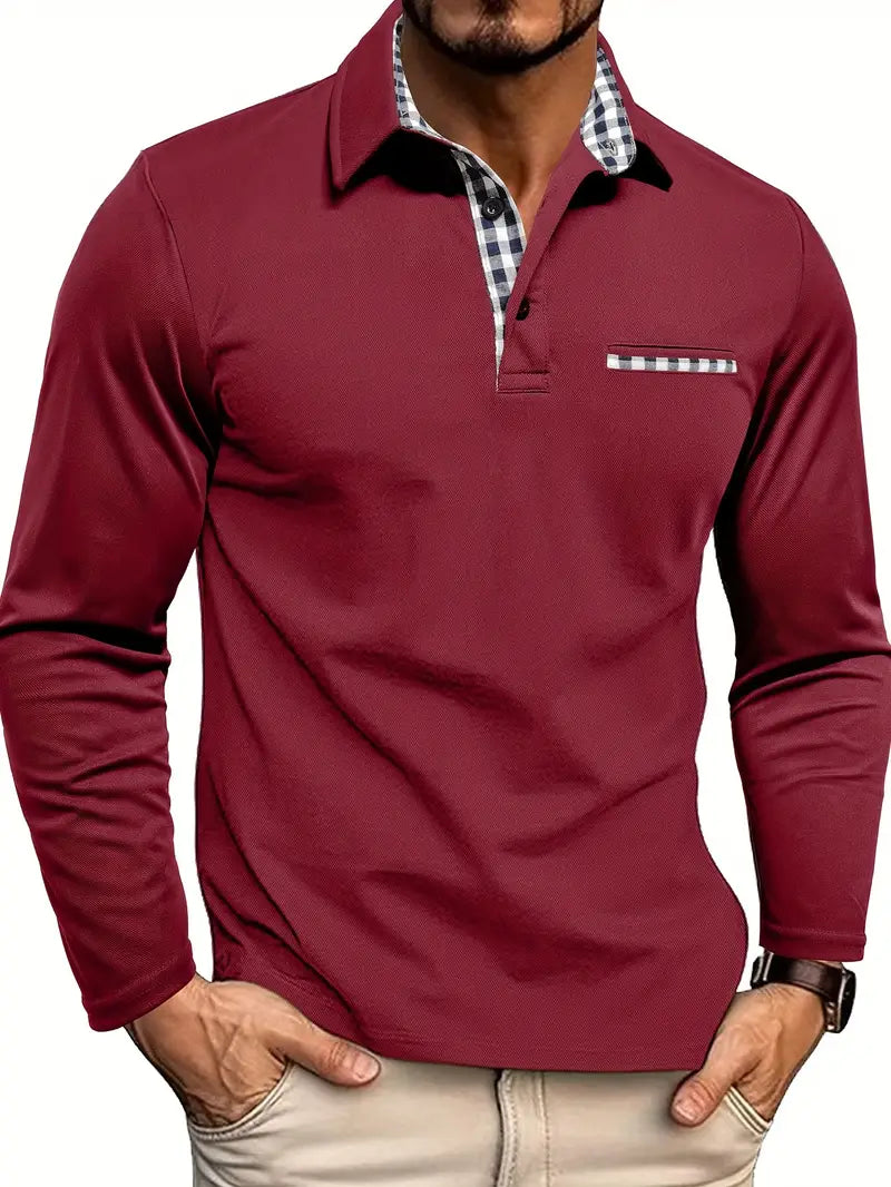 David™ | Long-sleeved polo shirt