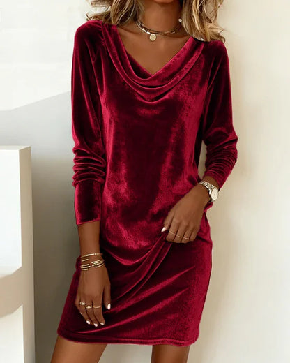 Fenella™ - Loose Fitting Velvet Dress