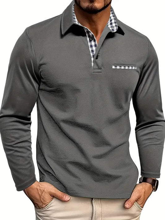 David™ | Long-sleeved polo shirt
