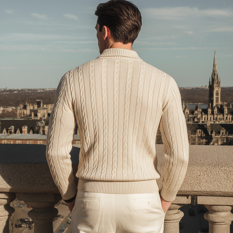 Oliver™ | Men’s Classic Button Collar Sweater