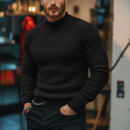 Thomas™ | Men’s Winter Knit Turtleneck
