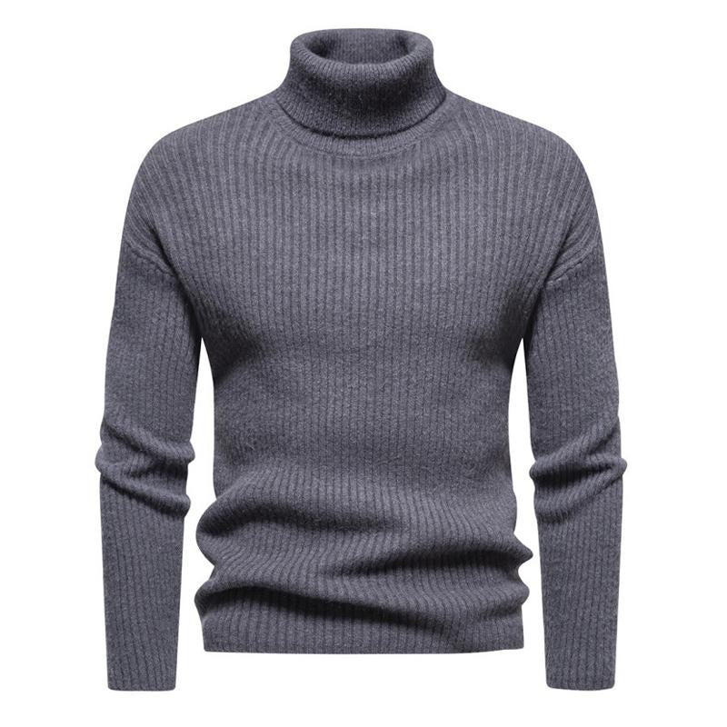 Edward™ | Men's Turtleneck Solid Color Sweater