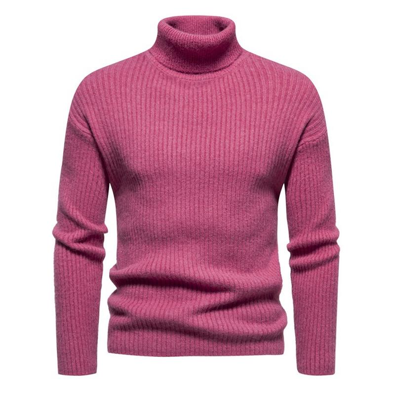 Edward™ | Men's Turtleneck Solid Color Sweater