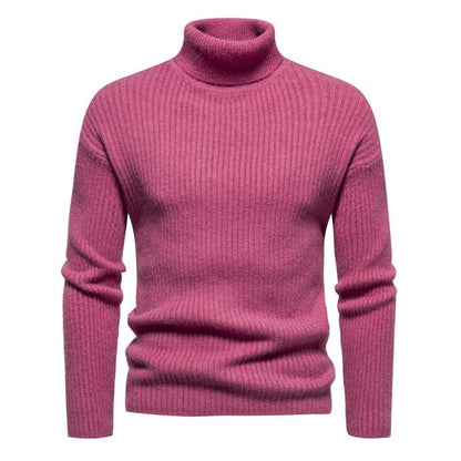 Edward™ | Men's Turtleneck Solid Color Sweater