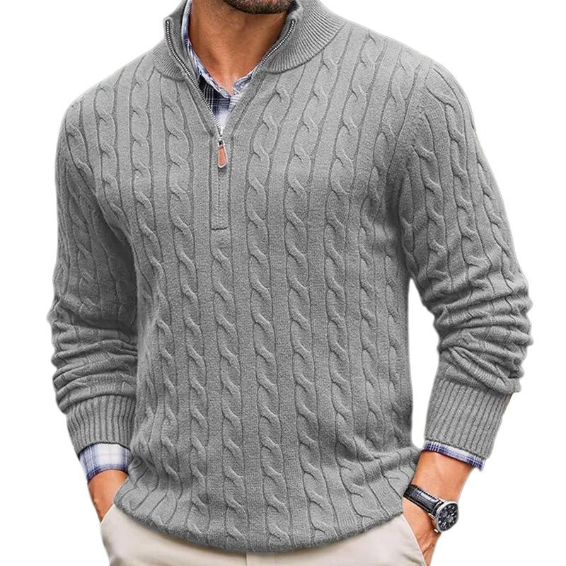 Arthur™ |  Men’s Long Sleeve Cable Sweater