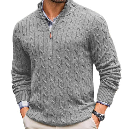 Arthur™ |  Men’s Long Sleeve Cable Sweater
