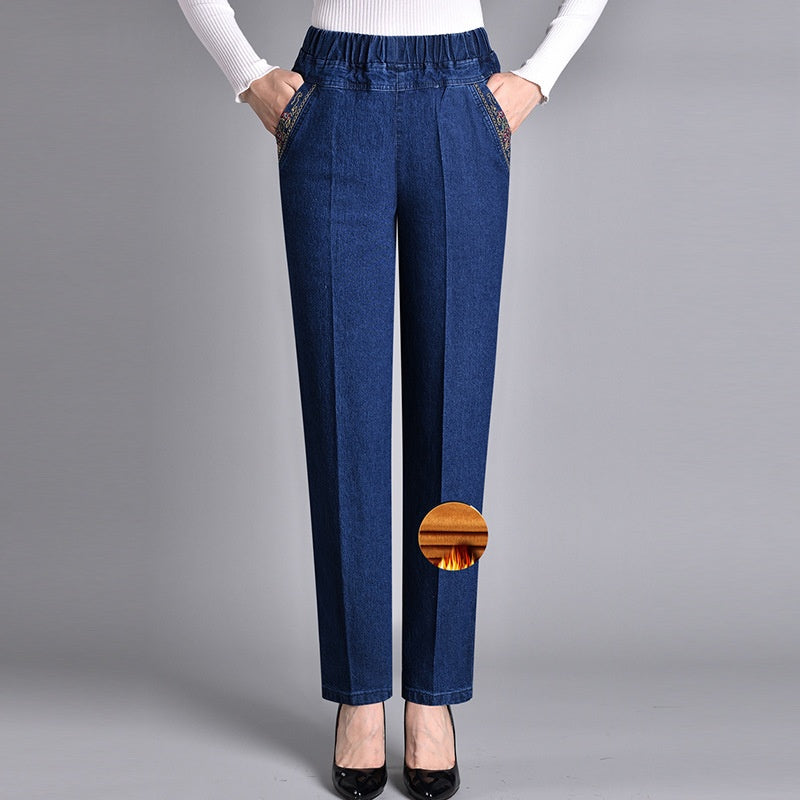Harper™ | Women's jeans with side pockets and elastic waist