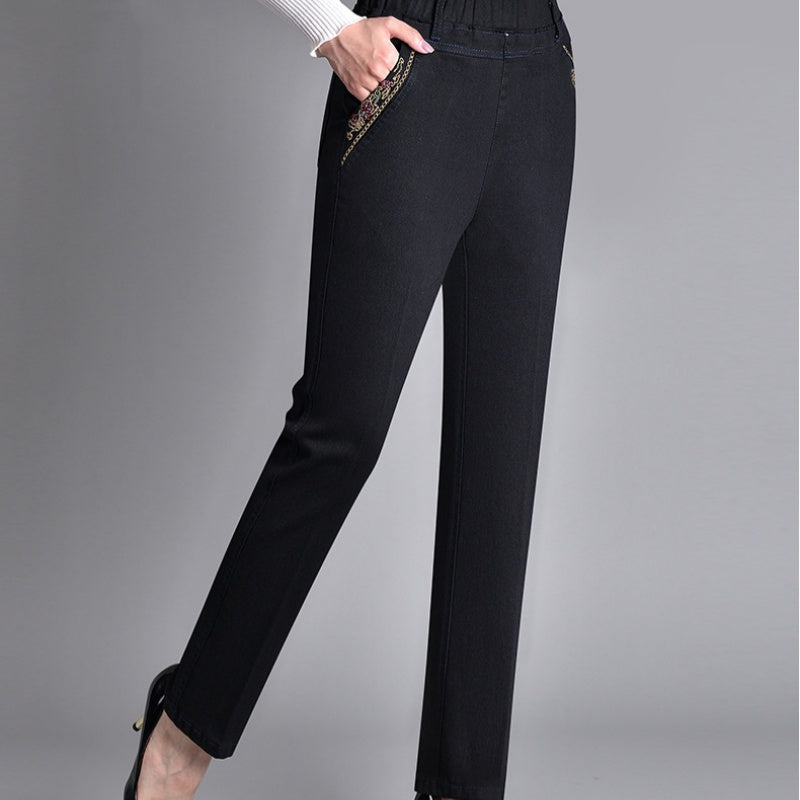 Harper™ | Women's jeans with side pockets and elastic waist