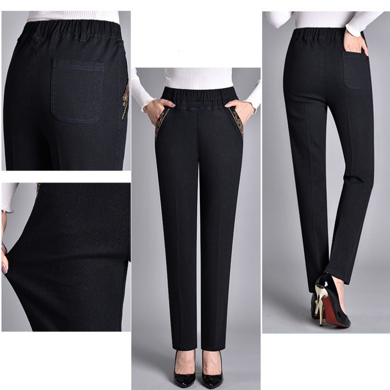Harper™ | Women's jeans with side pockets and elastic waist